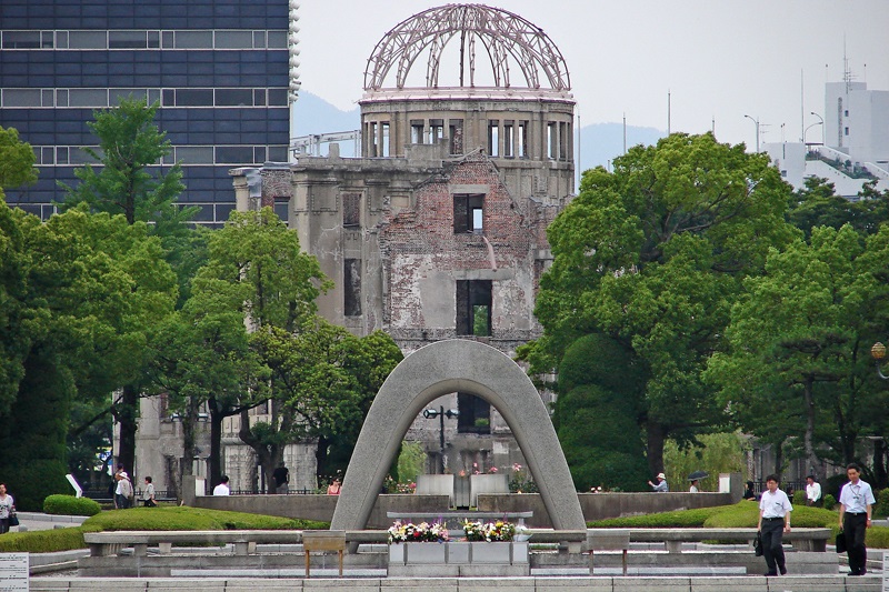 khu tuong niem hoa binh Hiroshima - Genbaku Dome