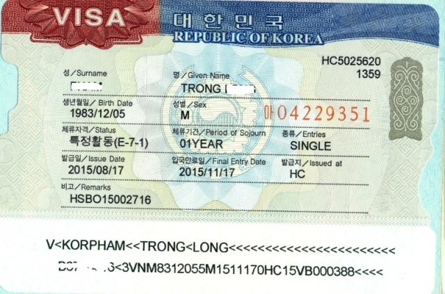 VISA E7 Hàn Quốc Là Gì ? Điều Kiện gì thì được cấp VISA E7